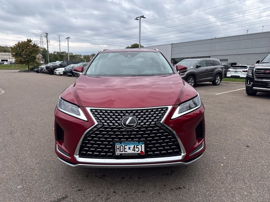 Certified 2022 Lexus RX 350 with VIN 2T2HZMDA9NC323829 for sale in Maplewood, Minnesota
