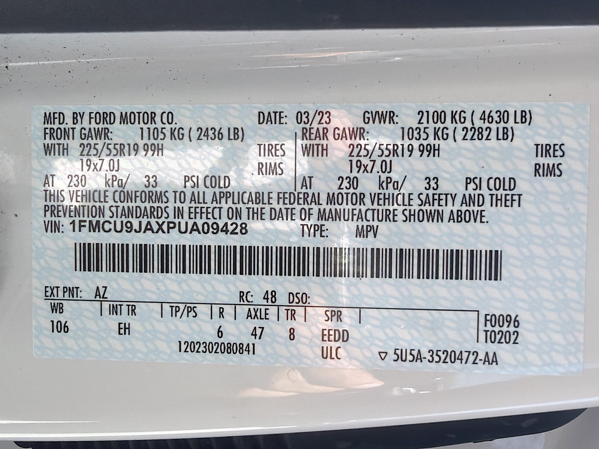 2023 Ford Escape Platinum - Photo 37
