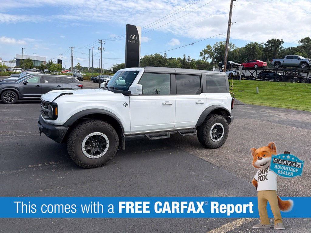Used 2024 Ford Bronco 4-Door Outer Banks with VIN 1FMEE8BPXRLA60066 for sale in Wayzata, Minnesota