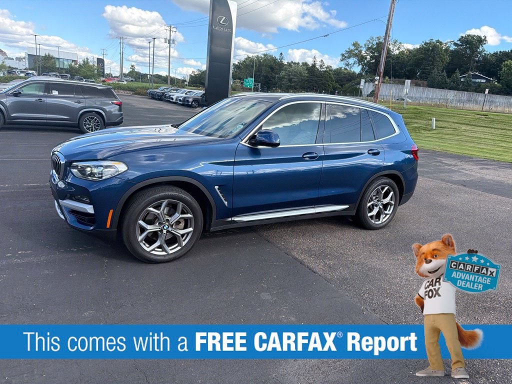 Used 2021 BMW X3 30i with VIN 5UXTY5C00M9E00691 for sale in Wayzata, Minnesota