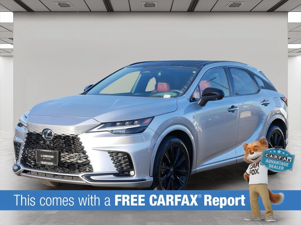 Certified 2023 Lexus RX Hybrid 500h with VIN 2T2BCMEA0PC004036 for sale in Wayzata, Minnesota