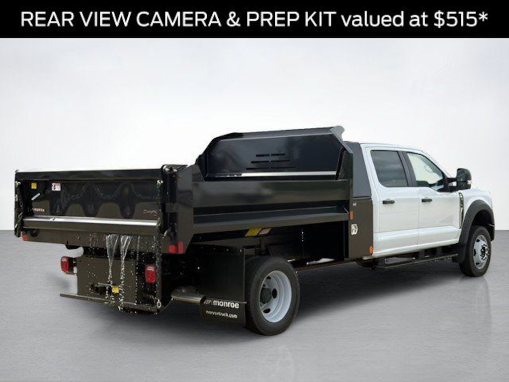 New 2026 Ford F-550SD XL 9 Foot Steel Dump Body Chassis