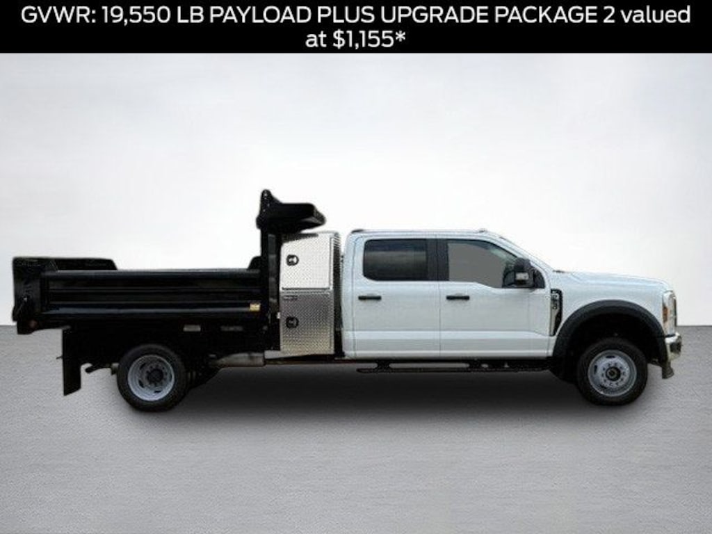New 2026 Ford F-550SD XL 9FT Dump Body AND Tarp Chassis