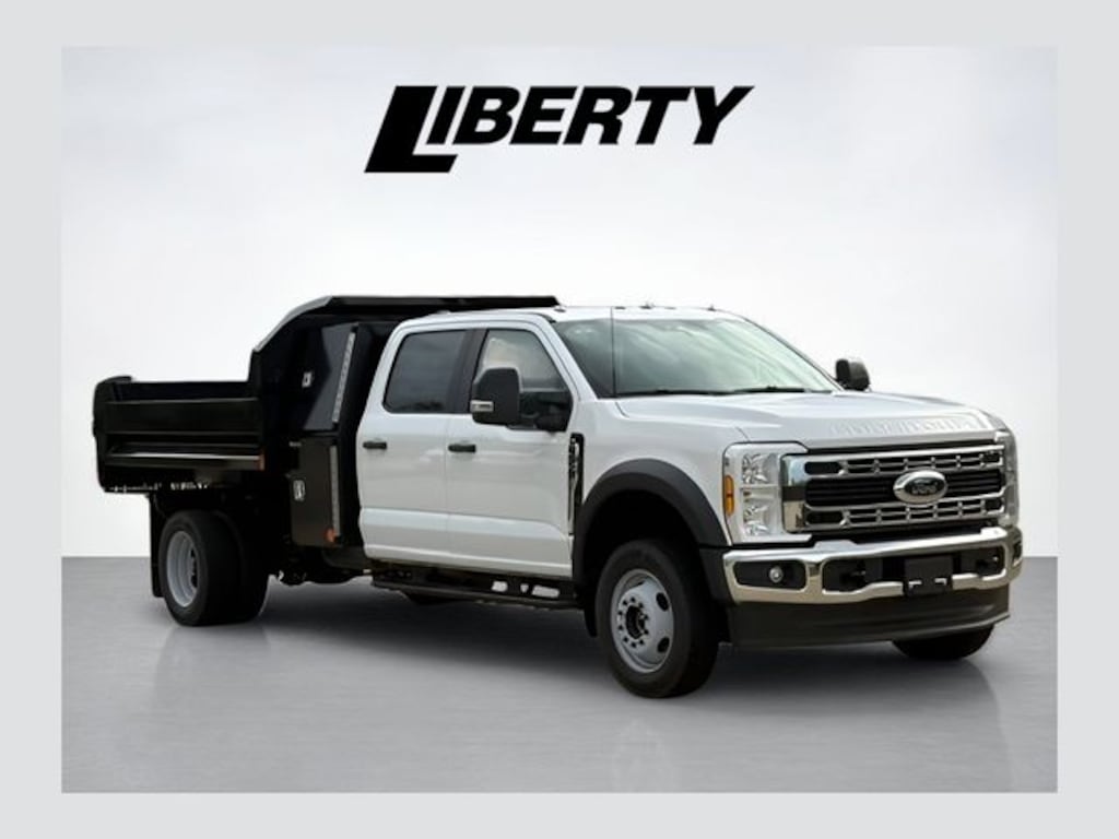 New 2026 Ford F-550SD XL 9 Foot Steel Dump Body Chassis