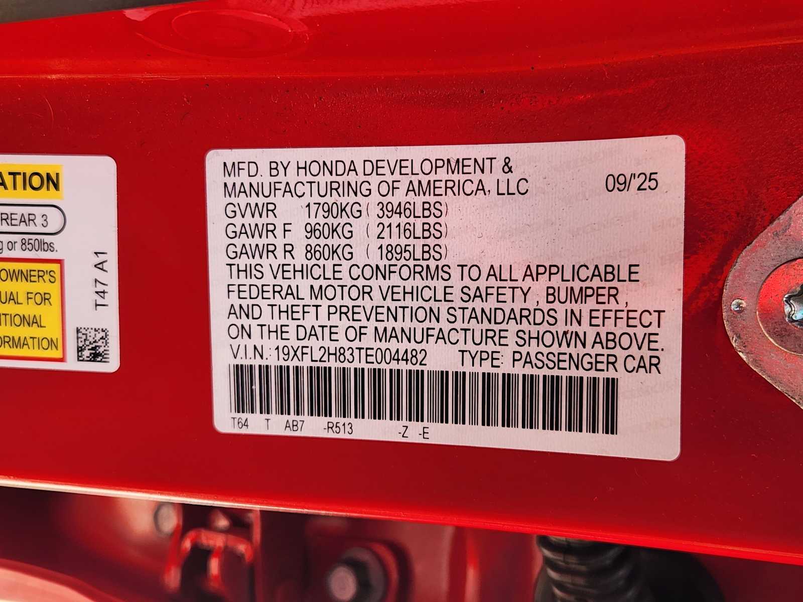 2026 Honda Civic Hatchback Sport - Photo 31