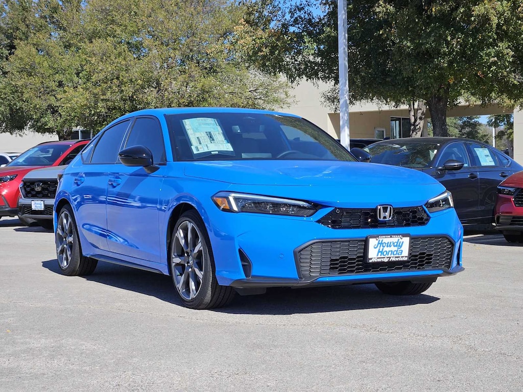 New 2026 Honda Civic Hatchback Hybrid Sport Touring Sedan