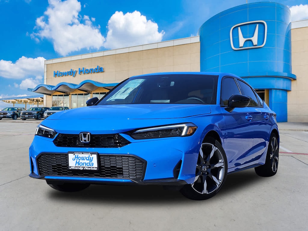 New 2026 Honda Civic Hatchback Hybrid Sport Touring Sedan