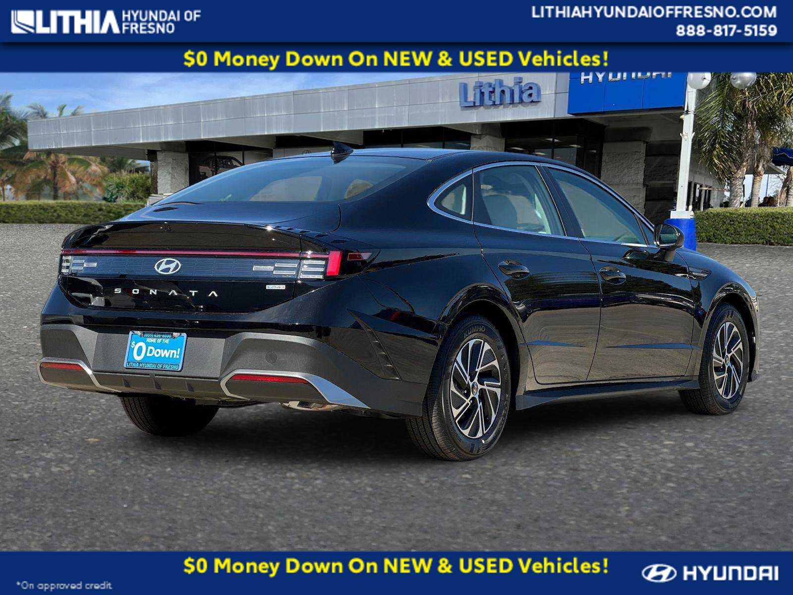New 2026 Hyundai Sonata Hybrid Blue Sedan