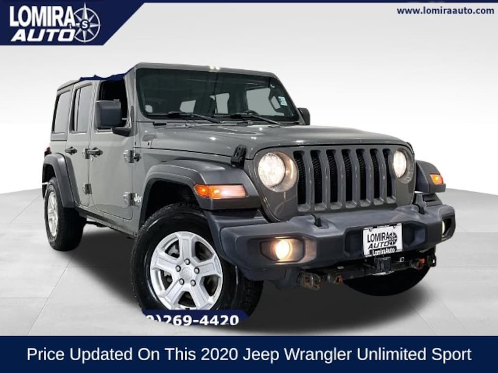 Used 2020 Jeep Wrangler Unlimited Sport SUV