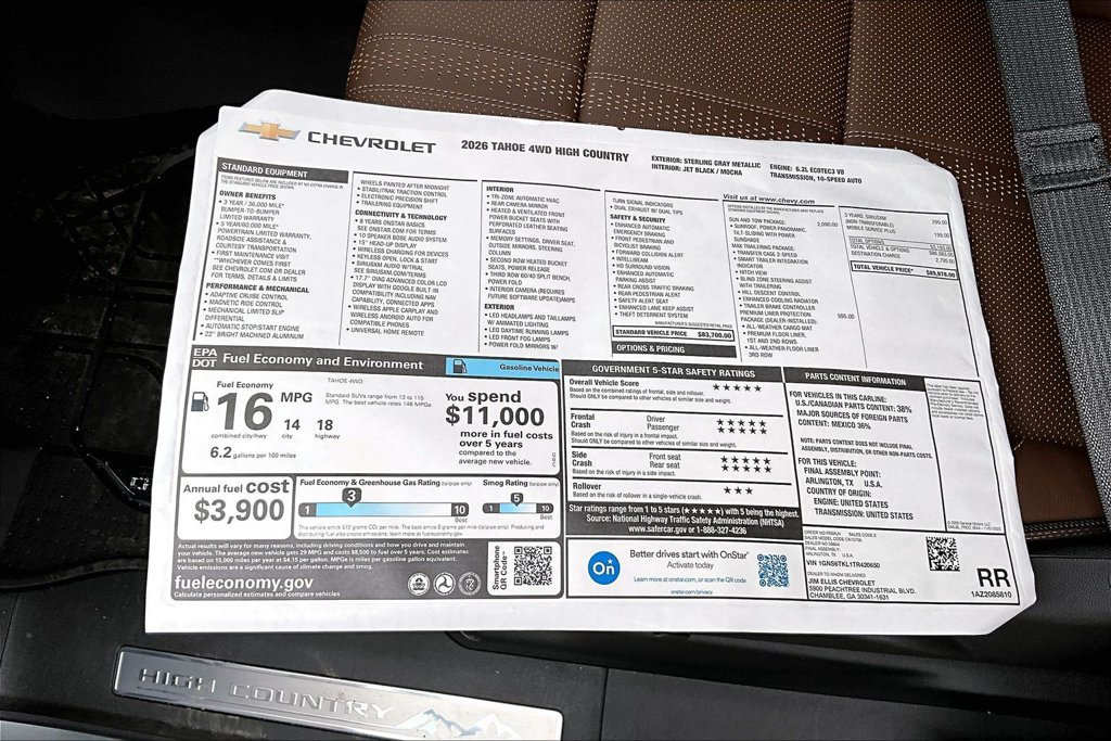 2026 Chevrolet Tahoe High Country - Photo 13