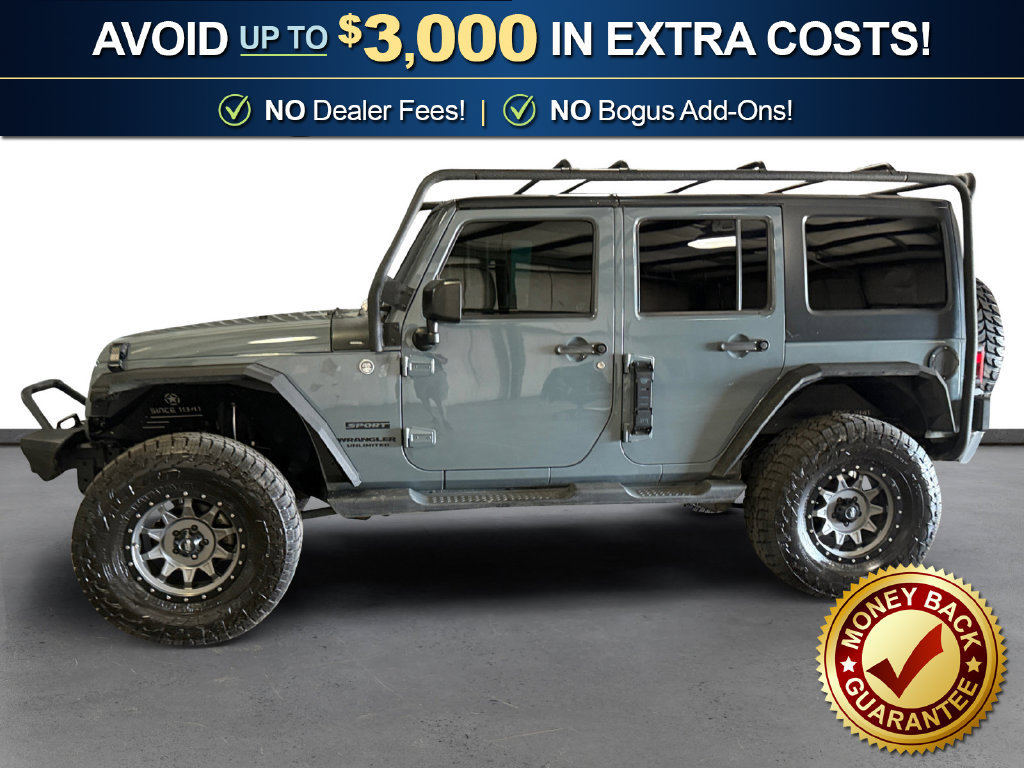 Used 2015 Jeep Wrangler Unlimited Sport with VIN 1C4BJWDG9FL520852 for sale in Decatur, AL