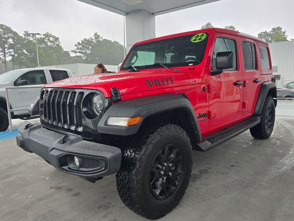 Used 2022 Jeep Wrangler Unlimited Willys SUV