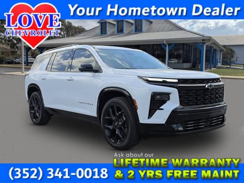 New 2026 Chevrolet Traverse RS SUV