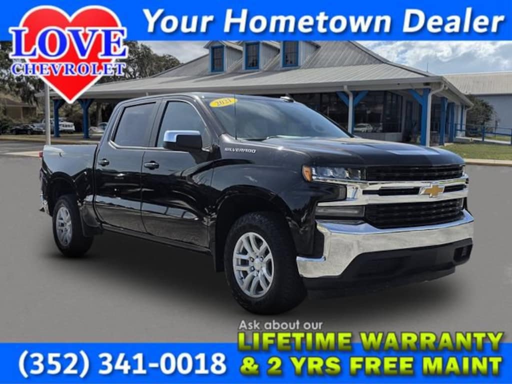 Used 2021 Chevrolet Silverado 1500 LT Truck Crew Cab