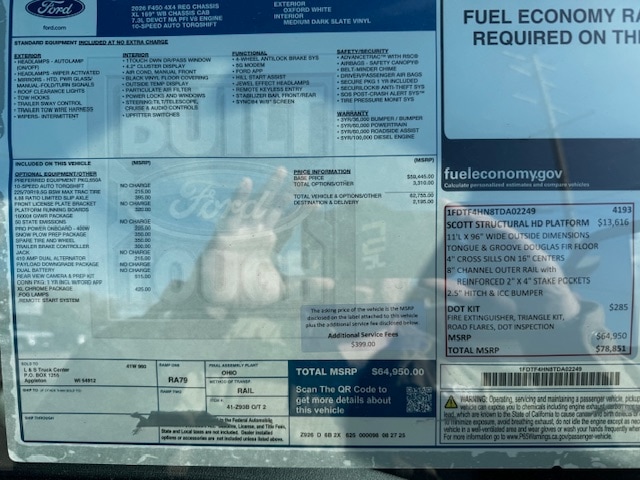 2026 Ford F-450 Super Duty Chassis Cab XL - Photo 13