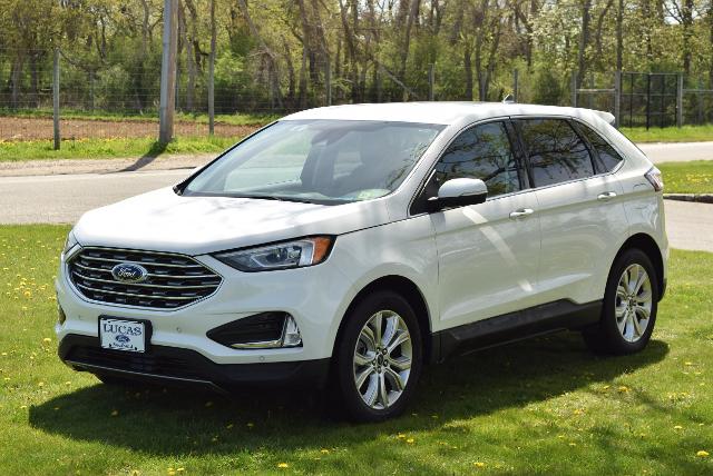 Used 2021 Ford Edge Titanium with VIN 2FMPK4K95MBA37976 for sale in Southold, NY