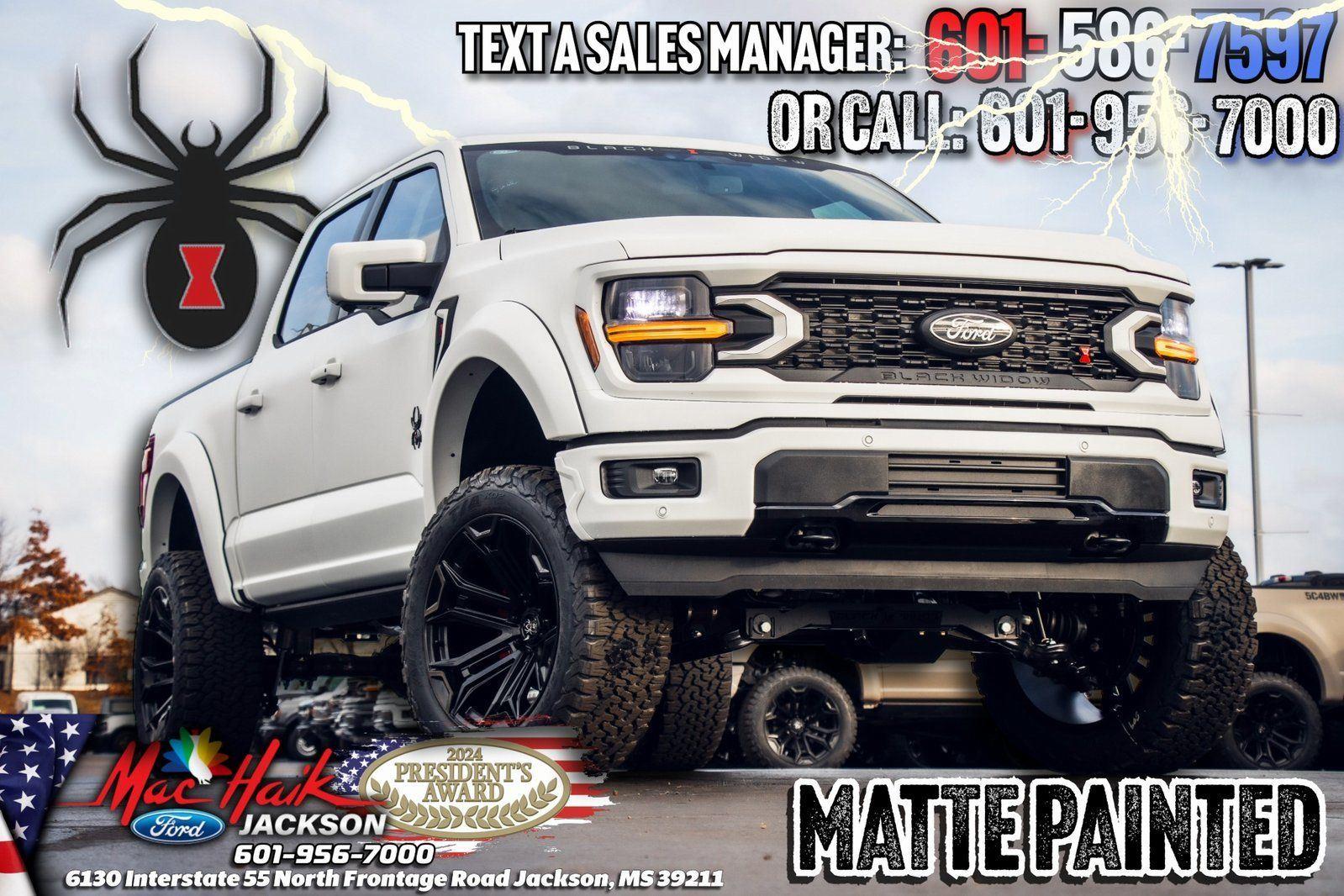 New 2025 Ford F-150 Black Widow Edition TRUCK