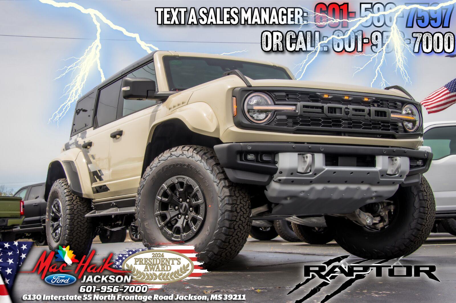 New 2026 Ford Bronco Raptor SUV