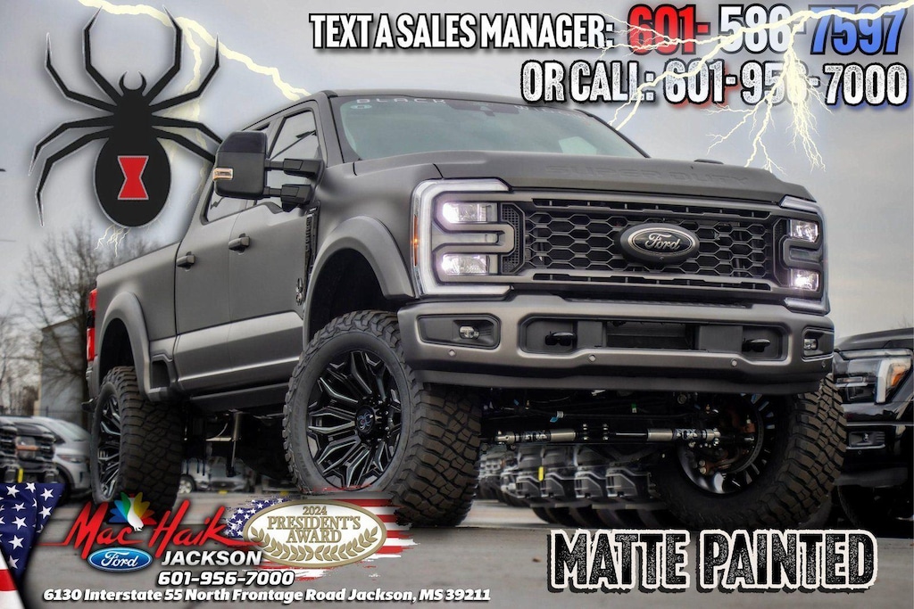 New 2026 Ford F-250 Black Widow Edition TRUCK