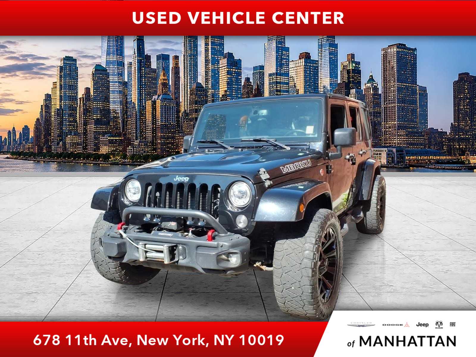 Used 2017 Jeep Wrangler JK Unlimited Rubicon 4x4 SUV