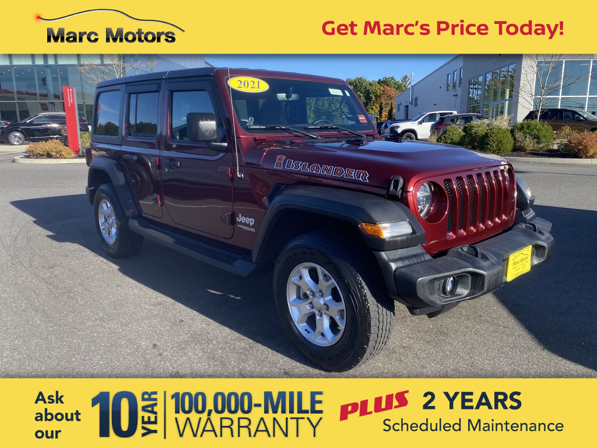 Used 2021 Jeep Wrangler Unlimited Sport SUV