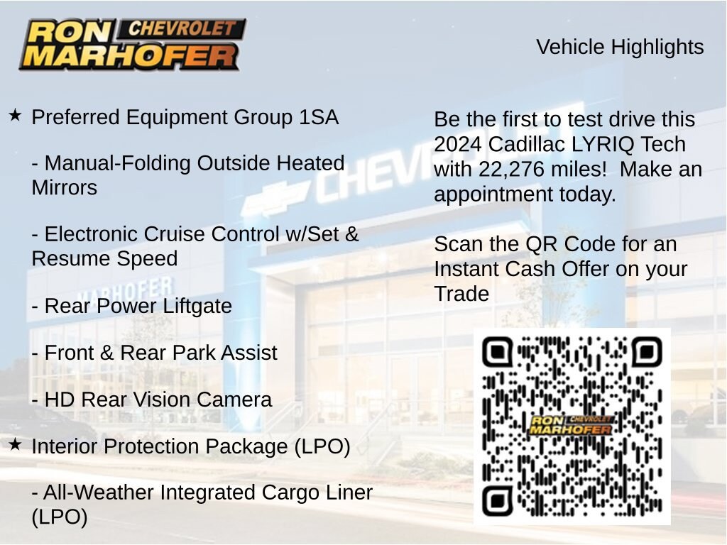 Used 2024 CADILLAC LYRIQ Tech SUV