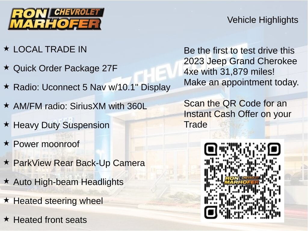 Used 2023 Jeep Grand Cherokee 4xe SUV