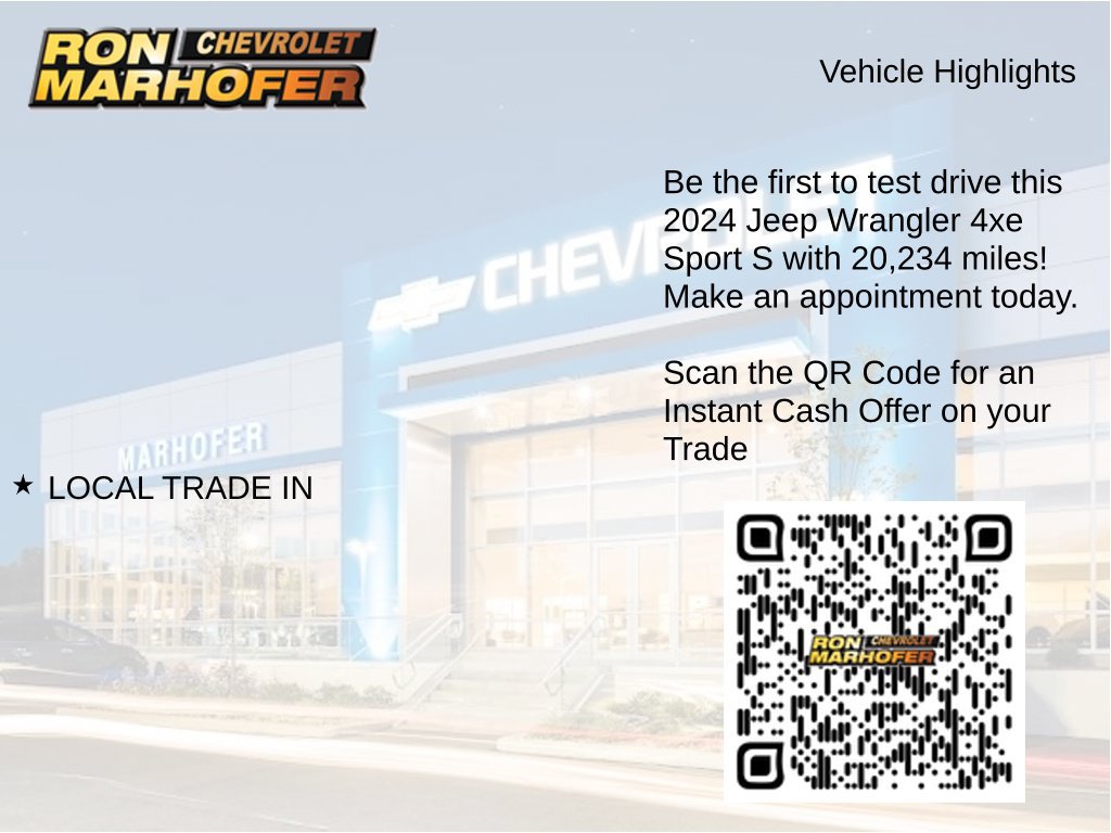Used 2024 Jeep Wrangler 4xe Sport S SUV