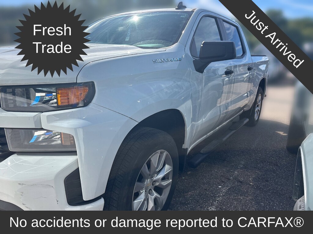 Used 2021 Chevrolet Silverado 1500 Custom Truck Crew Cab