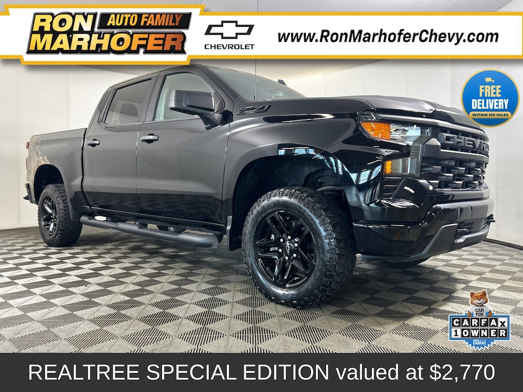 Used 2022 Chevrolet Silverado 1500 Custom Trail Boss Truck Crew Cab