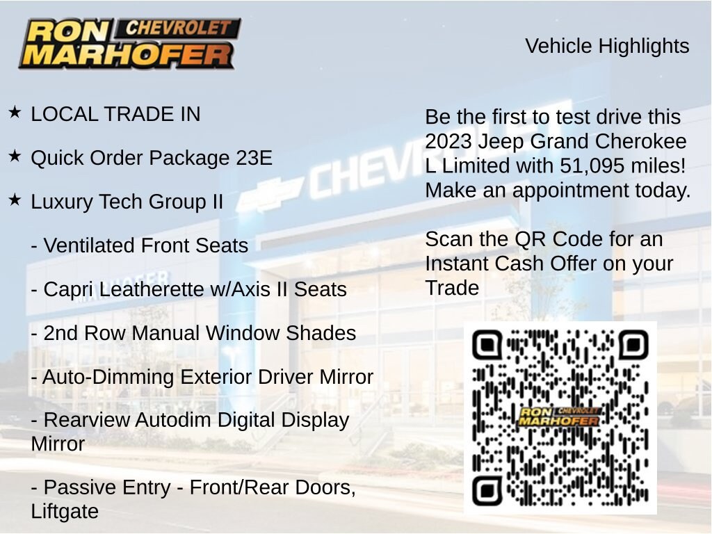 Used 2023 Jeep Grand Cherokee L Limited SUV
