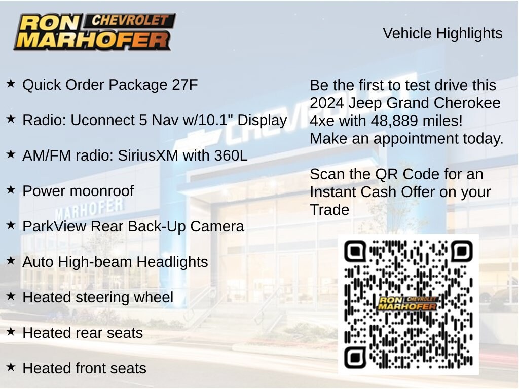 Used 2024 Jeep Grand Cherokee 4xe SUV