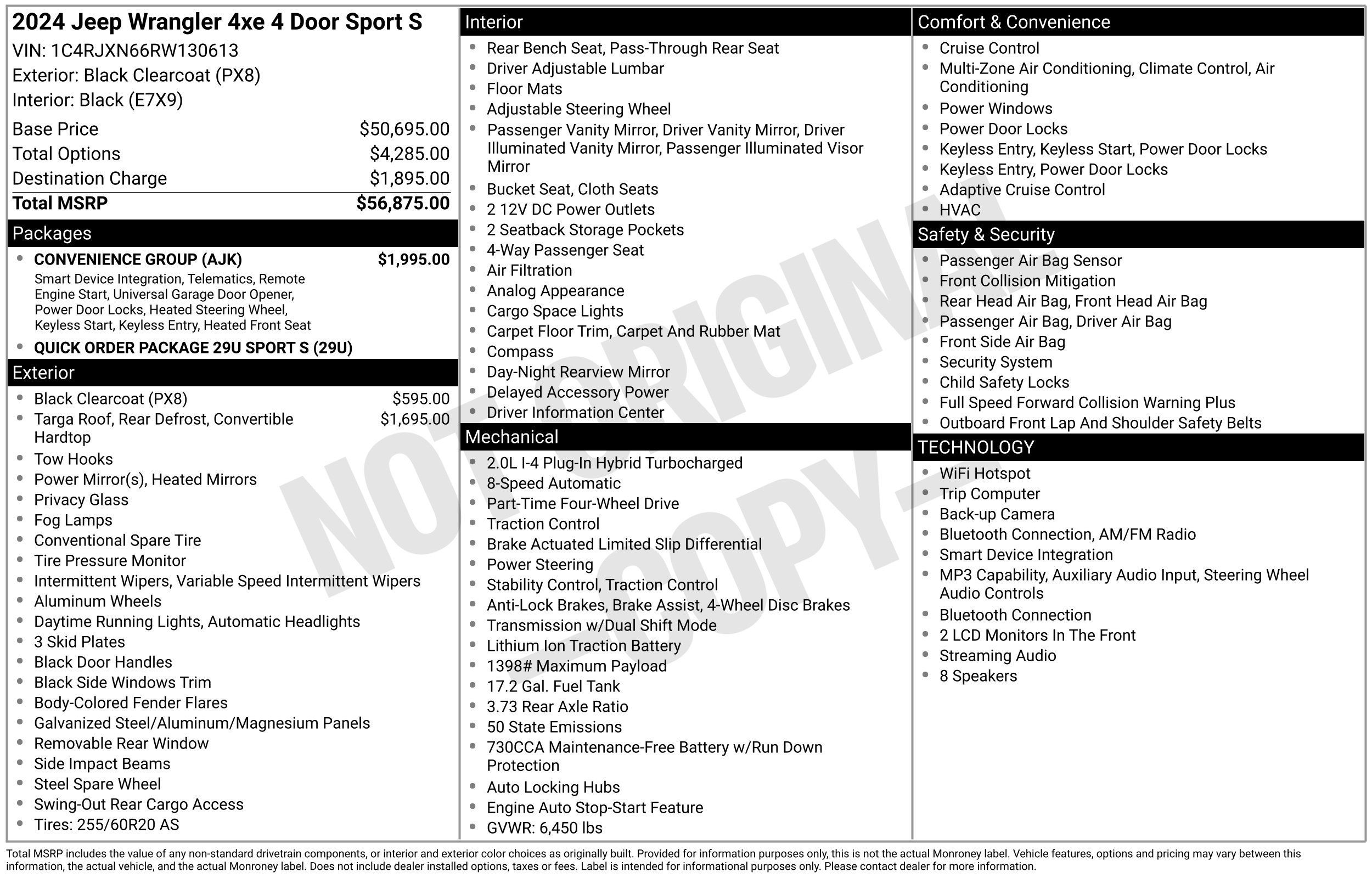 Used 2024 Jeep Wrangler 4xe Sport S SUV
