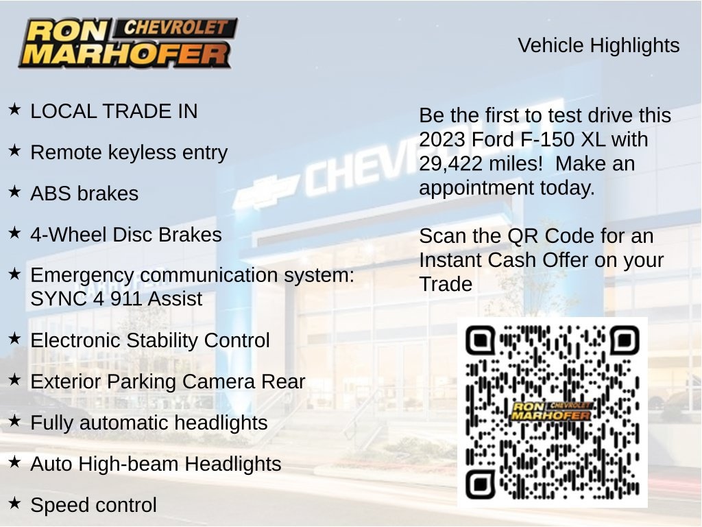 Used 2023 Ford F-150 XL Truck SuperCrew Cab