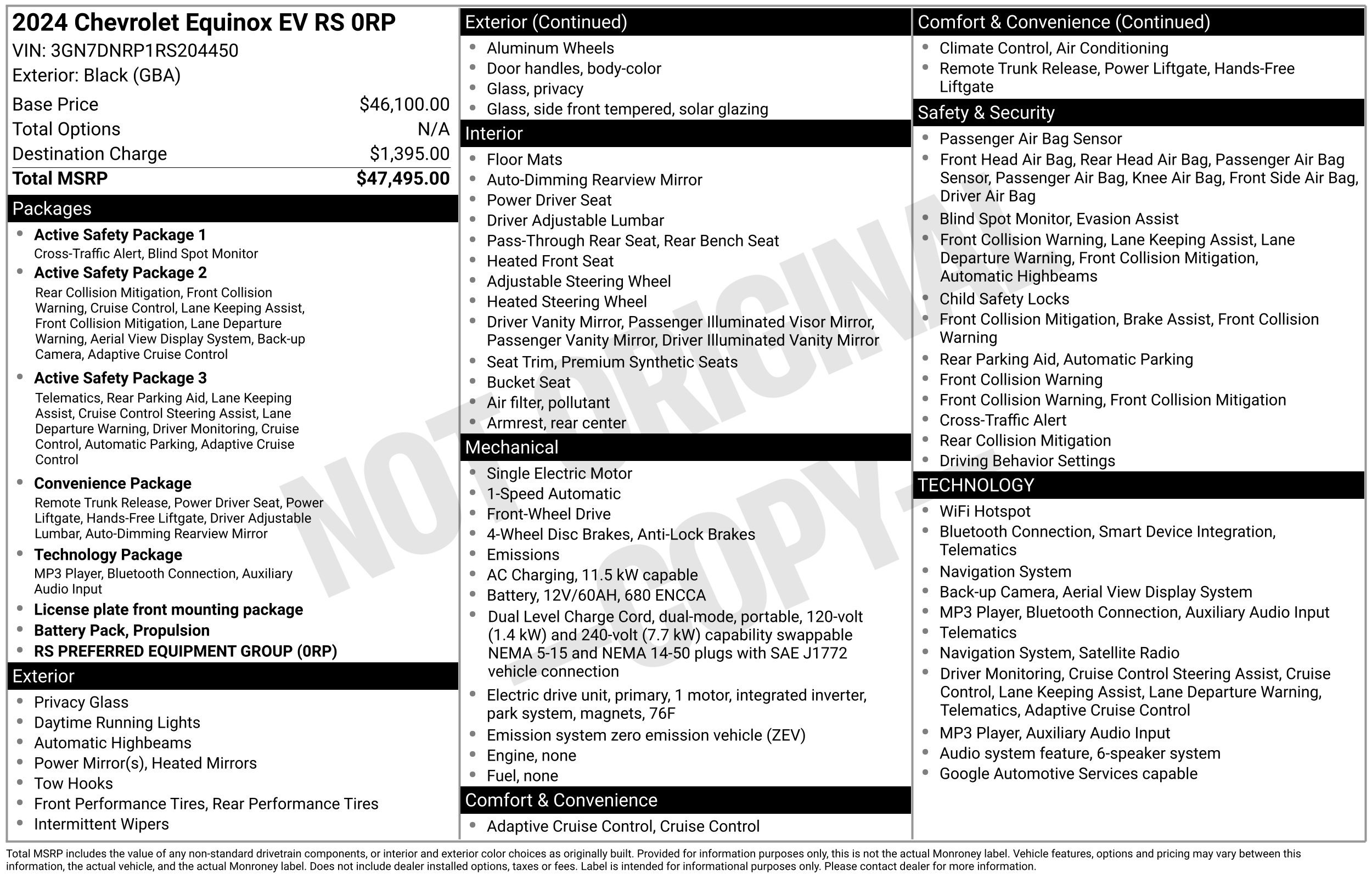 Used 2024 Chevrolet Equinox EV RS SUV