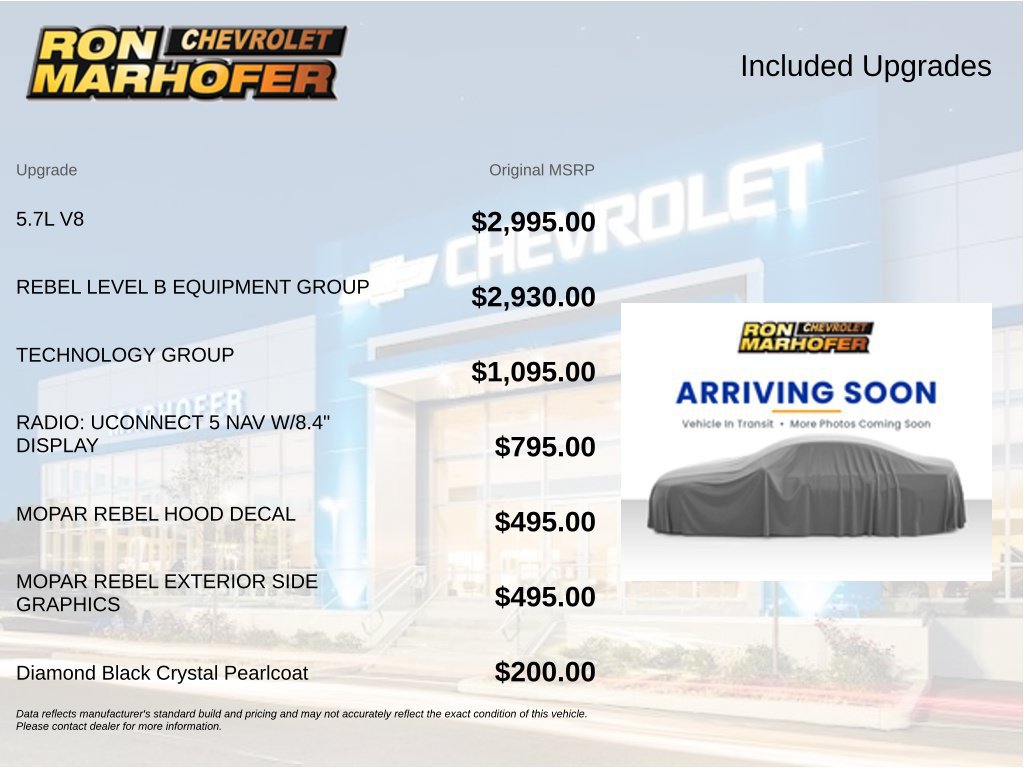 Used 2022 Ram 1500 Rebel Truck Crew Cab