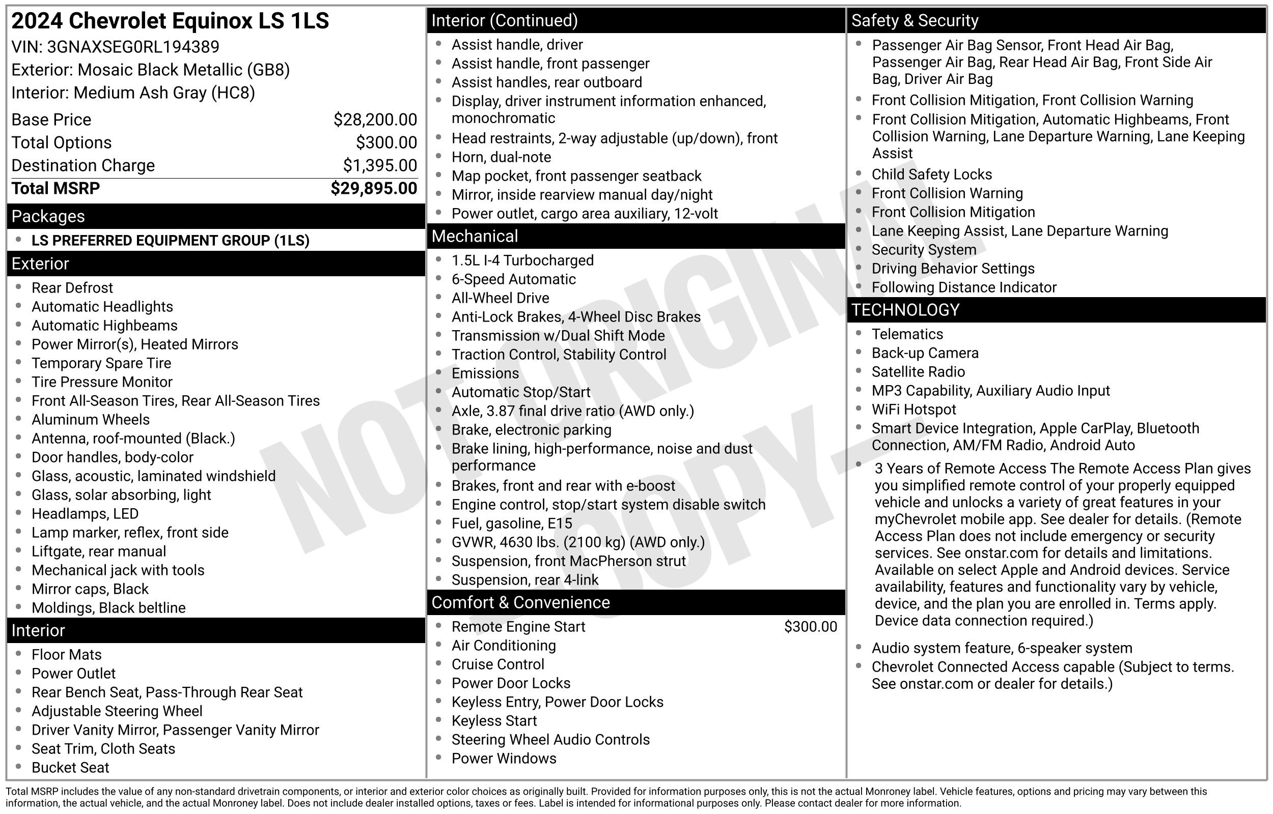 Used 2024 Chevrolet Equinox LS SUV