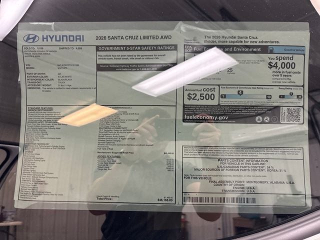 2026 Hyundai Santa Cruz Limited - Photo 33