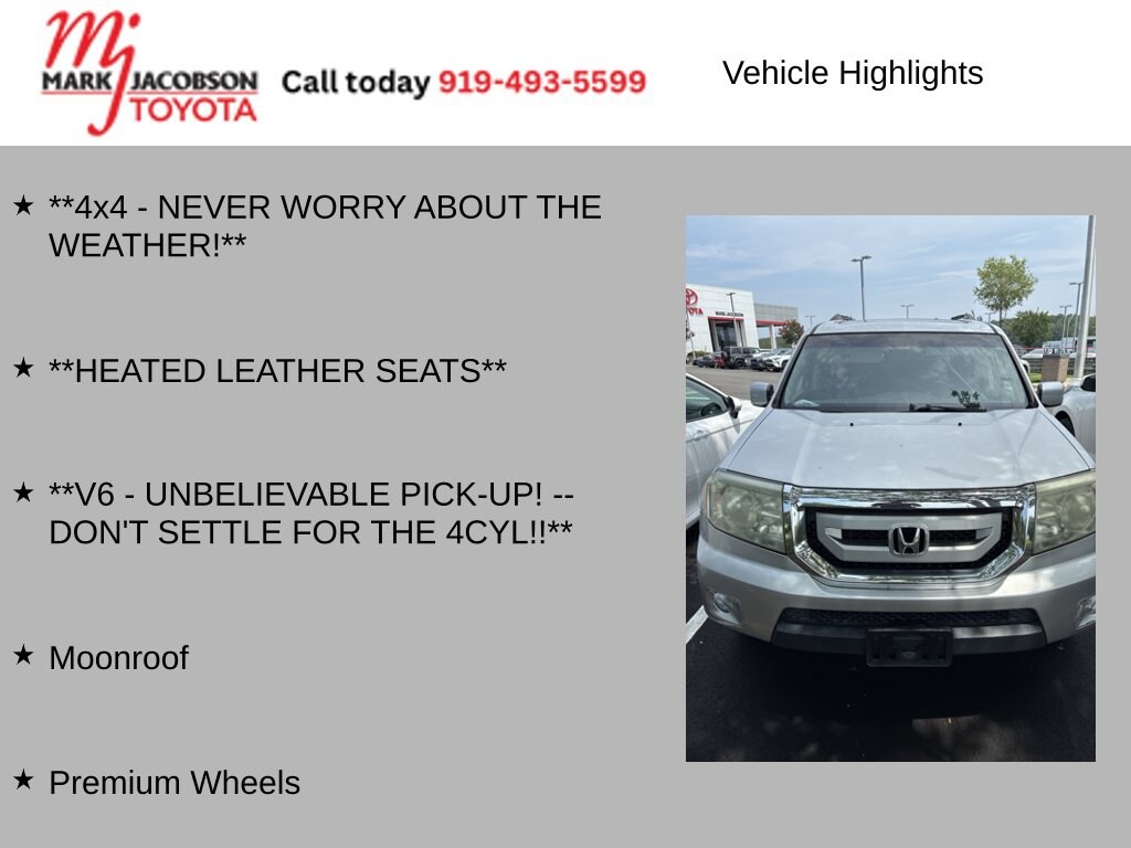 Used 2010 Honda Pilot EX-L SUV