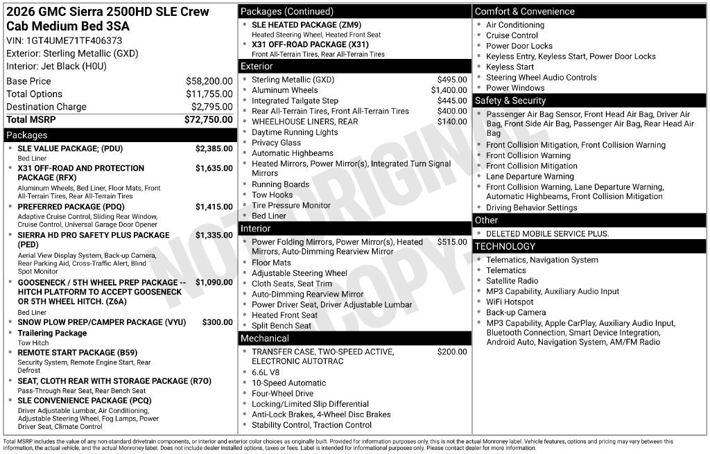 2026 GMC Sierra 2500HD SLE - Photo 26