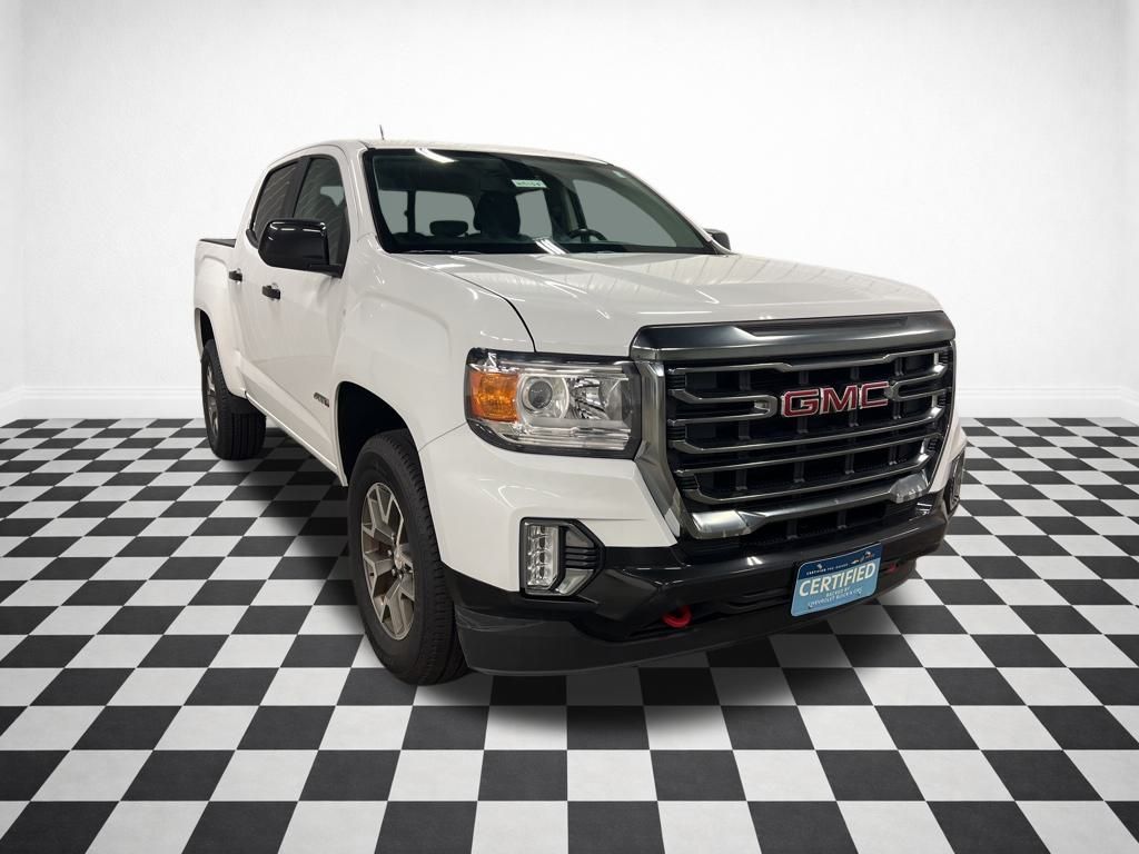 Certified 2021 GMC Canyon AT4 w/Cloth Truck Crew Cab