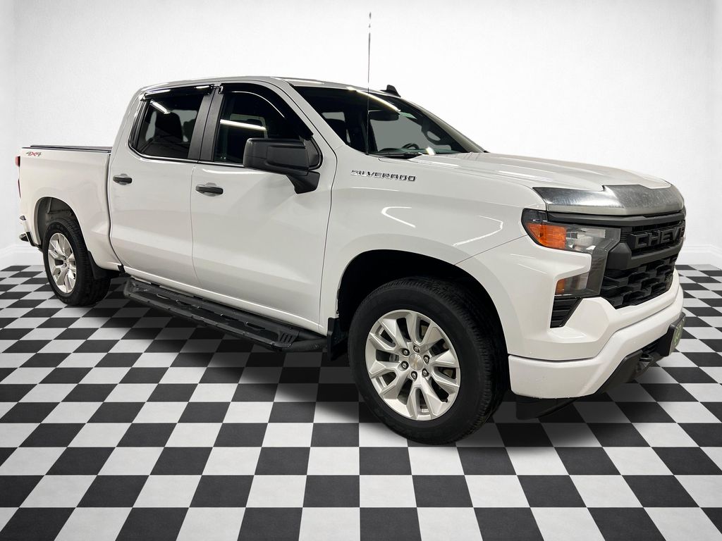 Certified 2023 Chevrolet Silverado 1500 Custom Truck Crew Cab