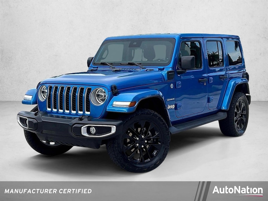 Used 2021 Jeep Wrangler 4xe Unlimited Sahara Sport Utility