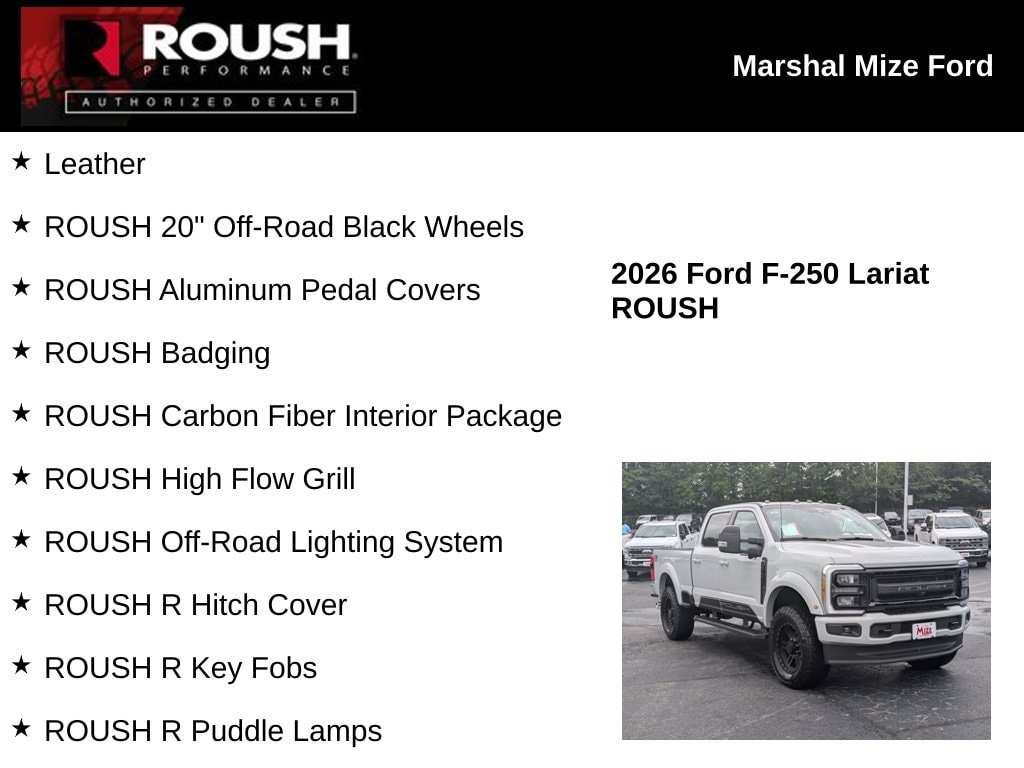 New 2026 Ford F-250SD Lariat Truck