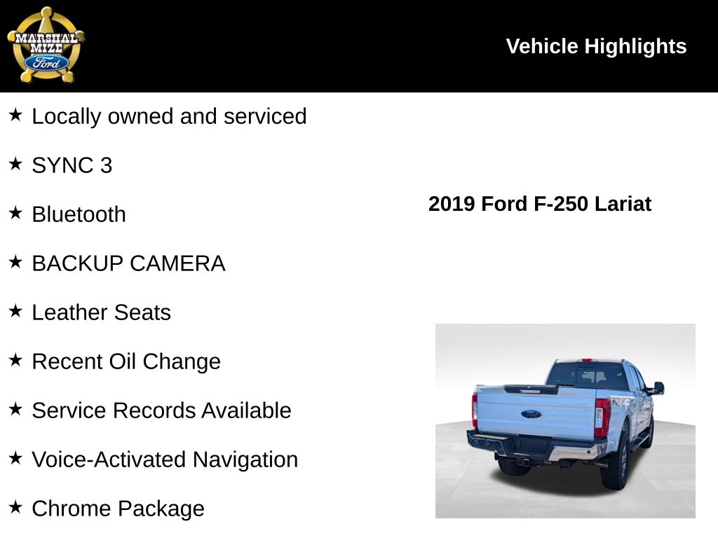 Certified 2019 Ford F-250SD Lariat Truck