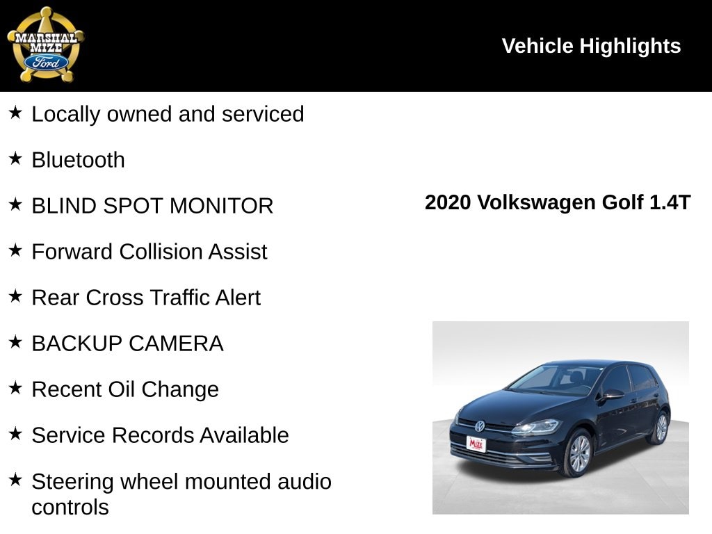Used 2020 Volkswagen Golf 1.4T TSI Hatchback