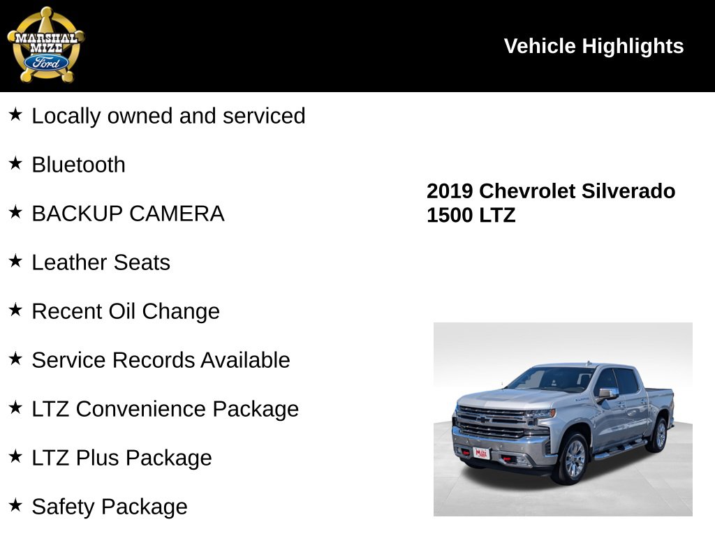 Certified 2019 Chevrolet Silverado 1500 LTZ Truck