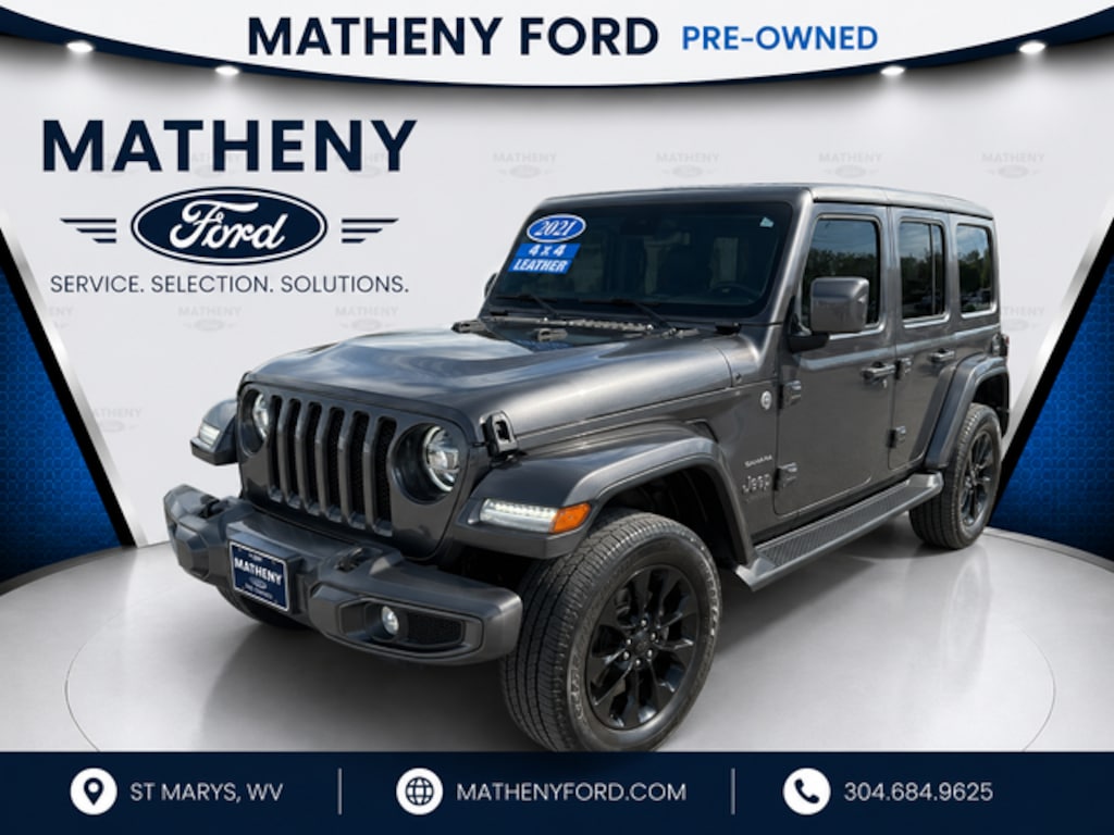 Used 2021 Jeep Wrangler Unlimited Sahara High Altitude SUV