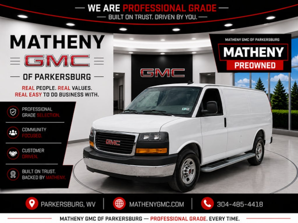 Used 2025 GMC Savana Cargo Work Van Van