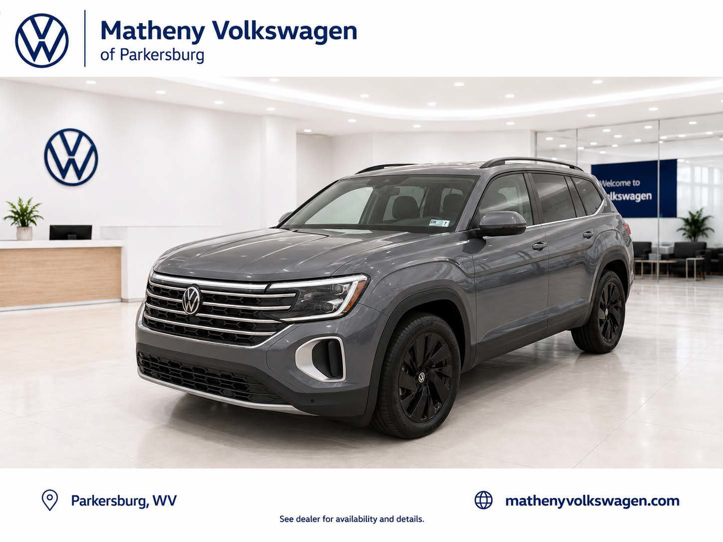2026 Volkswagen Atlas 2.0T SE w/Technology 2.0T SE w/Technology 4MOTION